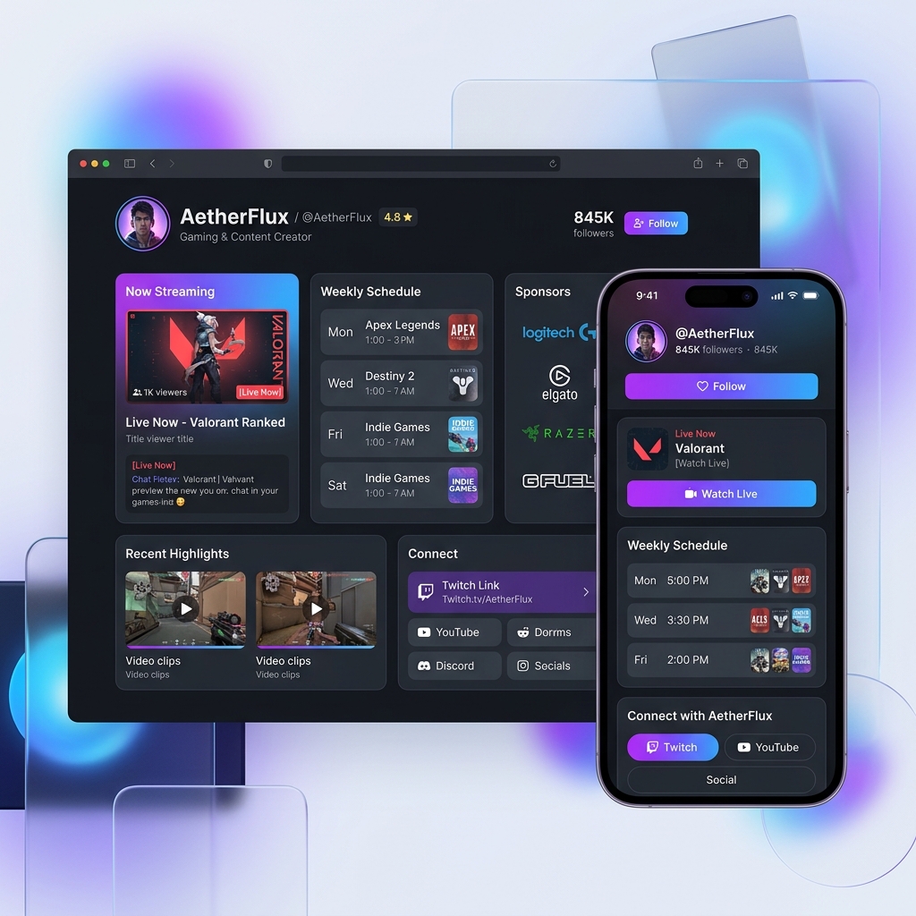 Signum Studio Desktop & Mobile Mockup
